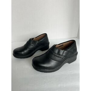 ARIAT Women’s Steel Toe Safety Clogs Black Slip On Shoes Size 7C (Wide)
